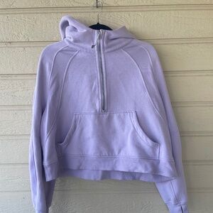 Lululemon Scuba Oversized Half-Zip Hoodie Purple Ash XL XXL